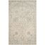 Elegant Heritage Silver/Ivory Hand-Tufted Wool Area Rug 5' x 8'