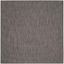 Safavieh Courtyard Black/Beige Square Synthetic Outdoor Area Rug