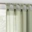 Sage Green Light Filtering Polyester Tab Top Curtain Panel 40"x63"