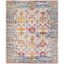 Crystal 8' x 10' Multicolor Synthetic Rectangular Area Rug