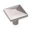 Polished Chrome Square Cabinet Knob with Mounting Hardware