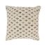 Beige and Black Cotton Tufted Diamond Throw Pillow Cover