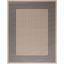 Gray 9' x 12' Synthetic Easy Care Rectangular Rug