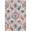 Gray and Multicolor Reversible Cotton Synthetic Area Rug 9' x 12'