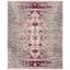 Gray Hand-Knotted Synthetic 9' x 12' Rectangular Rug