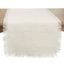 Ivory Fringed Jute Table Runner 20" x 108"