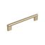 Golden Champagne 7-9/16" Modern Chrome Cabinet Pull