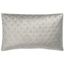 Deana Rectangular Dark Grey Embroidered Decorative Pillow