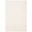 Ivory Bliss 4' x 6' Hand-Knotted Synthetic Shag Area Rug