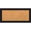 Manhattan Black Framed Natural Cork Bulletin Board 34x16