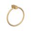 Champagne Bronze Modern Square Wall Mounted Towel Ring