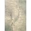 Gray Abstract Hand-Knotted Viscose Area Rug