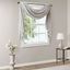 Gray Diamond Sheer Embroidered Window Scarf Valance