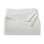 King Size White Cotton Waffle Weave Bed Blanket