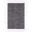 Coastal Charm Black Cotton 8' x 10' Handwoven Area Rug