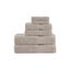 Organic Cotton Beige 6-Piece Bath Towel Set