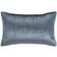 Gressa Blue Embroidered Rectangular Decorative Pillow