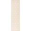 Ivory Cotton-Wool Blend Hand-Knotted Runner Rug, 2'3" x 14'