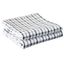 Black and White Checkered Cotton Kitchen Towel Set