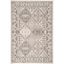 Becca Beige Rectangular Synthetic Geometric Area Rug