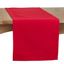 Crimson Red Polyester Everyday Table Runner