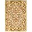 Grey and Light Gold Hand-Tufted Wool Area Rug