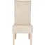 High-Back Rattan & Cane Side Chair in White Wash, Set of 2