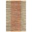 Rust and Gold Handwoven Cotton 4' x 6' Area Rug