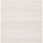 Sophisticated Ivory Square Wool Hand-Woven Natura Rug