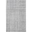 Grey and Black Abstract Hand-Tufted Wool Area Rug