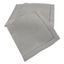 Gray Hemstitched Cotton Dinner Napkins Set of 12