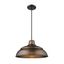 Natural Copper 17" Indoor/Outdoor Pendant Light