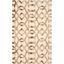 Ivory and Camel Hand-Tufted Wool Area Rug