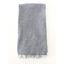 Blue and White Turkish Cotton Waffle Bath Towel