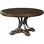 Transitional Oval Lift-Top Coffee Table with Storage in Brown