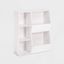 White Kids' Storage Box with 3 Cubbies and 2 Bins