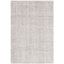 Light Brown and Grey Abstract Handmade Tufted Wool Rug, 4' x 6'