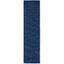 Navy Blue Handmade Wool Flat Woven Runner Rug