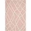 Pink and Ivory Hand-Tufted Wool Kids Area Rug 4' x 6'