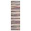 Ivory Stripe Flat-Woven Wool Runner Rug - 2'3" x 6'