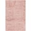 Pink 8' x 10' Handmade Wool Shag Area Rug