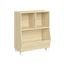 Light Woodgrain Kids' Adjustable Cubby Toy Organizer