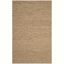 Hand Woven Natural Jute & Cotton 5' x 8' Area Rug