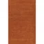 Rust Rectangular Hand Loomed Wool Area Rug 5' x 8'