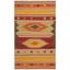 Hand-Knotted Geometric Wool Kilim Area Rug