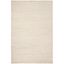 Ivory Braided Handmade Wool and Synthetic 8' x 10' Area Rug