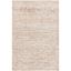 Luxurious Hand-Tufted Shag Wool Area Rug, White Beige, 6' x 9'