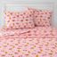 Sweet Summer Fun Pink Microfiber Kids' Full Sheet Set