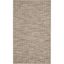 Beige Easy-Care Synthetic Rectangular Flatweave Rug