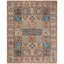 Serene Harmony 8' x 10' Hand-Knotted Blue & Green Wool Rug